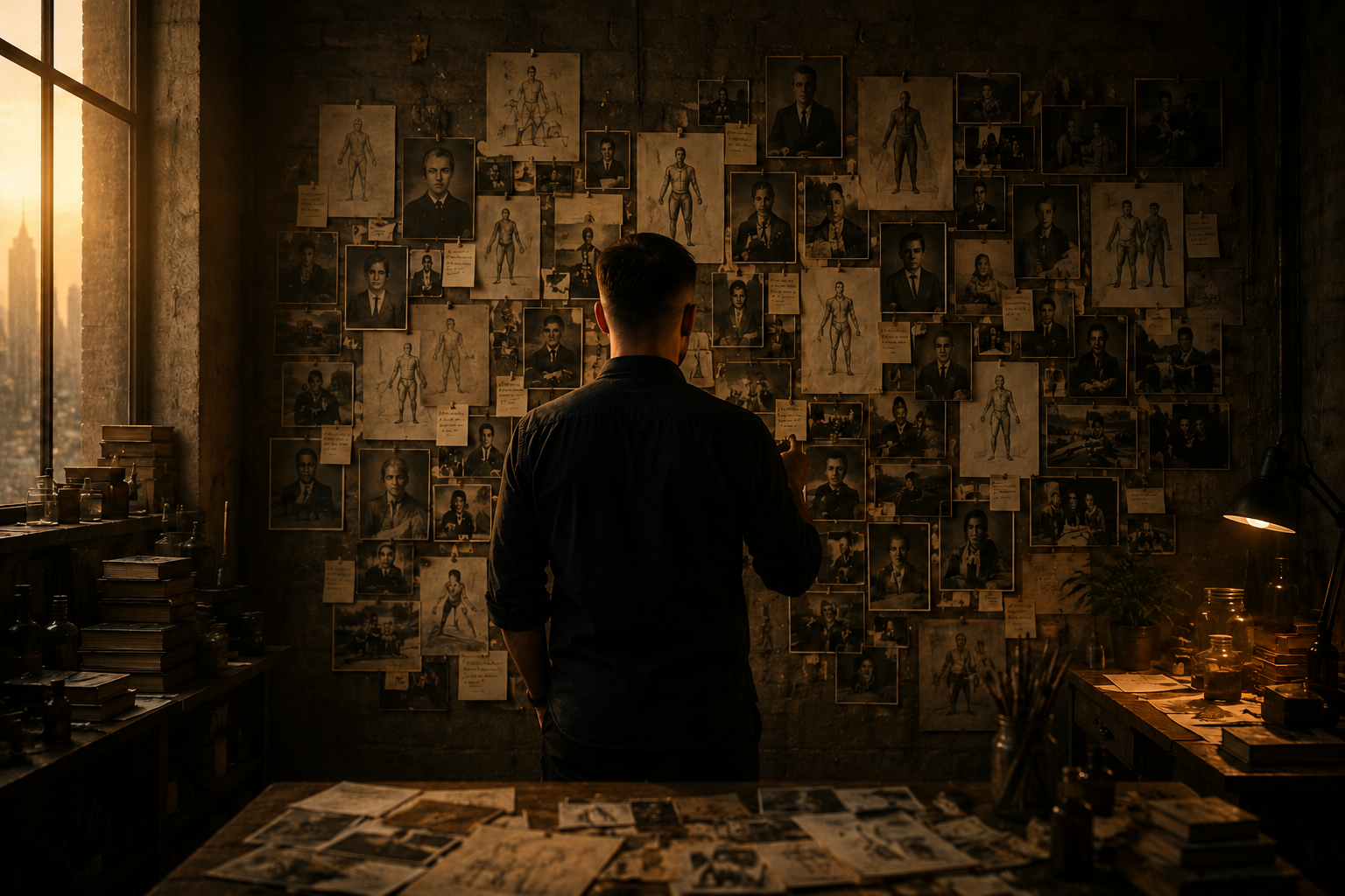 Discovering the people, images and ideas behind a story