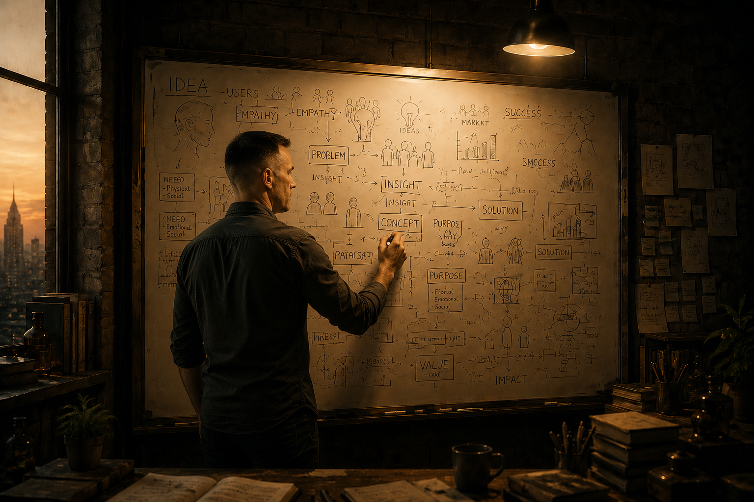 Developing the central idea and creative concept